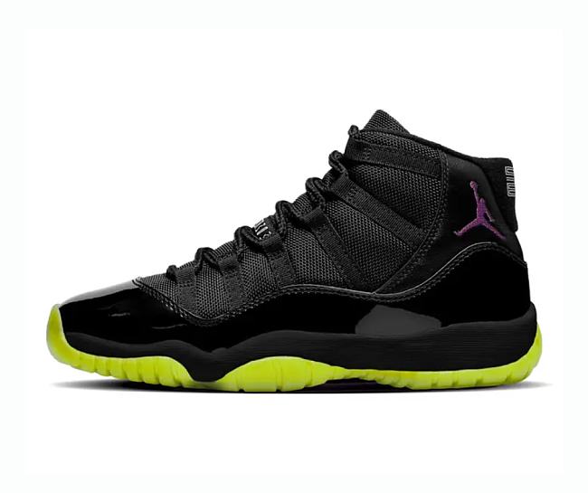 Air Jordan 11 Retro Black Barely Volt IB1378-001 - 1
