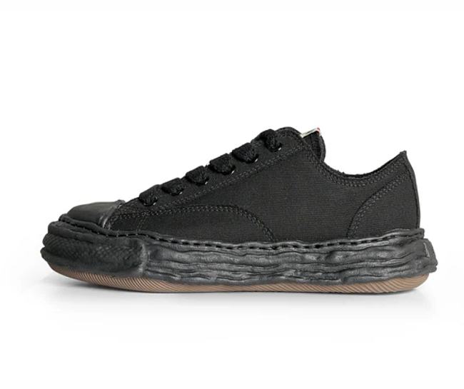 Maison Mihara Yasuhiro Hank OG Sole Canvas Low Black  - 1