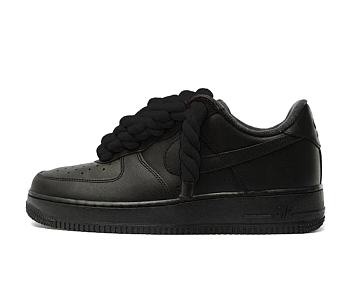 Nike Air Force 1 Black Rope-laces 