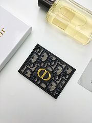 DIOR CARD HOLDER 130812F-01 Size 10x7x0.5CM - 4