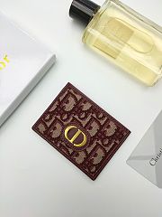 DIOR CARD HOLDER 130812F-02 Size 10x7x0.5CM - 5
