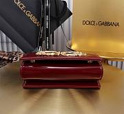 Dolce & Gabbana Plum Grained Bag Size 18x10x5CM - 5