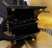 Dolce & Gabbana Black Grained Bag Size 18x10x5CM - 3
