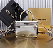 Dolce & Gabbana Silver Kadin Canta Logo Size 17x6x13CM - 4