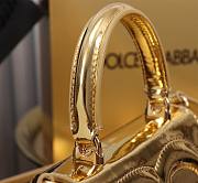 Dolce & Gabbana Gold Kadin Canta Logo Size 17x6x13CM - 5