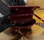 Dolce & Gabbana Plum Kadin Canta Logo Size 17x6x13CM - 6