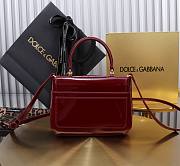 Dolce & Gabbana Plum Kadin Canta Logo Size 17x6x13CM - 4