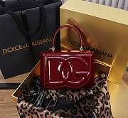 Dolce & Gabbana Plum Kadin Canta Logo Size 17x6x13CM - 3