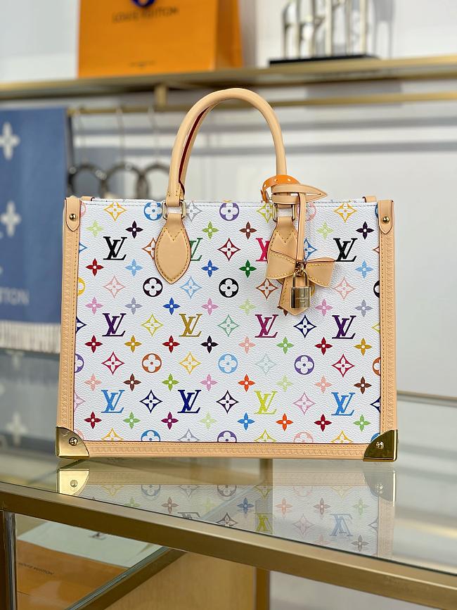 LV x TM OnTheGo Monogram Multicolored 35x27x14CM - 1