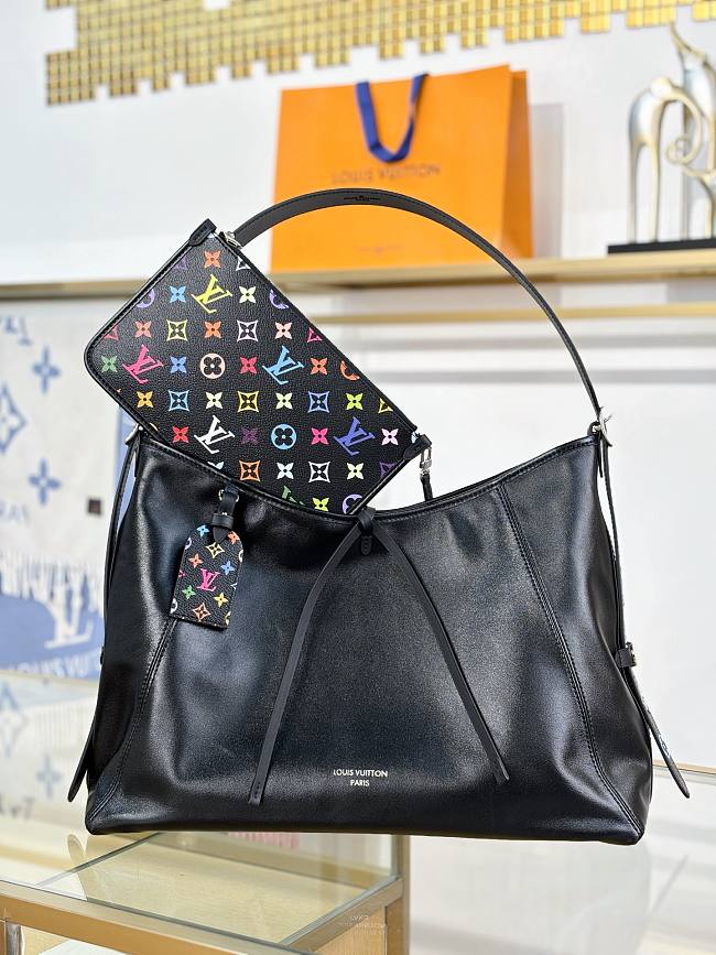 LV x TM CARRYALL VIBE BLACK Size 39x30x15CM - 1