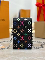 LV x TM MÉTIS Phone Pouch Black Size 17x10x4CM - 5