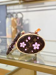 LV Nano Bucket Bag Sakura Brown Size 17x13x9CM - 3