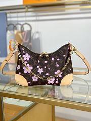 LV x TM Borsa Boulogne PM Sakura Brown Size 29x16x9CM - 2