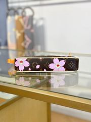 LV x TM Pochette Accessoires Sakura Brown Size 22x13x4CM - 6