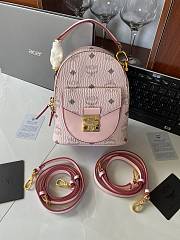 MCM Pink Bag 39123125 Size 21x17x9CM - 6
