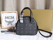 MCM Black Messenger Bag Size 18x7x15CM - 4