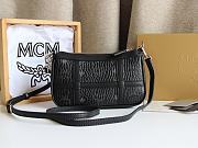 MCM Delmy Bag In Visetos Black Size 22x12x4CM - 2