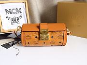MCM Drum Bag in Brown Size 21x12x10CM - 1