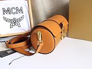 MCM Drum Bag in Brown Size 21x12x10CM - 6