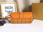 MCM Drum Bag in Brown Size 21x12x10CM - 3