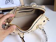 MCM Ella Boston Mini Bag in Visetos Beige Size 18x8x10CM - 2
