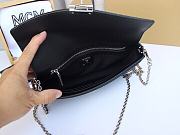 MCM Millie Flap Crossbody Visetos Black 23x14x5CM - 4