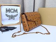 MCM Millie Flap Crossbody Visetos Brown 23x14x5CM - 6