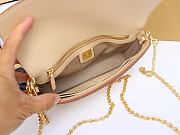 MCM Millie Flap Crossbody Visetos Beige 23x14x5CM - 6