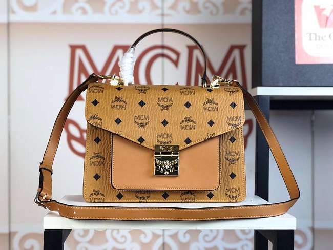 MCM Patricia Dijual Brown Size 26x19x10CM - 1