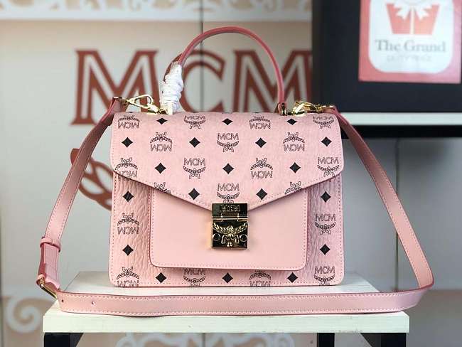 MCM Patricia Dijual Pink Size 26x19x10CM - 1