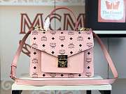 MCM Patricia Dijual Pink Size 26x19x10CM - 3