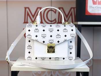 MCM Patricia Dijual White Size 26x19x10CM
