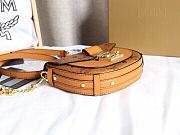 MCM Printed Canvas Brown Size 18x5x14CM - 6