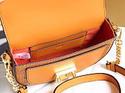 MCM Printed Canvas Brown Size 18x5x14CM - 5