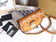 MCM Printed Canvas Brown Size 18x5x14CM - 4