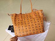 MCM Reversible Liz Shopper Brown Bag Size 35x15x29CM - 6