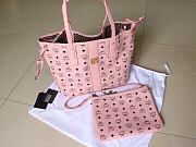 MCM Reversible Liz Shopper Pink Bag Size 35x15x29CM - 4