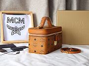 MCM Rockstar Vanity Case Brown Size 20x11x10CM - 5