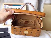 MCM Rockstar Vanity Case Brown Size 20x11x10CM - 4
