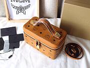 MCM Rockstar Vanity Case Brown Size 20x11x10CM - 3