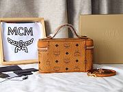 MCM Rockstar Vanity Case Brown Size 20x11x10CM - 2