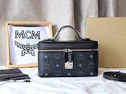 MCM Rockstar Vanity Case Black Size 20x11x10CM - 5