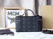 MCM Rockstar Vanity Case Black Size 20x11x10CM - 3