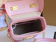 MCM Soft Berlin Crossbody Pink Bag Size 15x7x11CM - 5