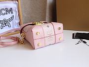 MCM Soft Berlin Crossbody Pink Bag Size 15x7x11CM - 2