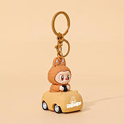 Labubu Love Grinning Elf Pull Back Car Keychain Set 4  - 3