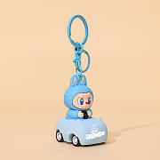 Labubu Love Grinning Elf Pull Back Car Keychain Set 4  - 2