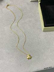 Van Cleef & Arpels Mini Light Gold Clover Necklace 01 - 1