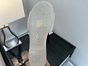 Chanel White CC Logo Turnlock Mules Slides - 6