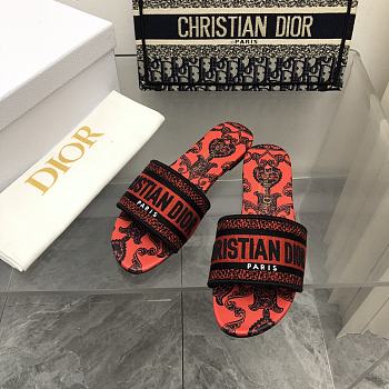Dior Dway Slide Multicolor Embroidered 26123099-03